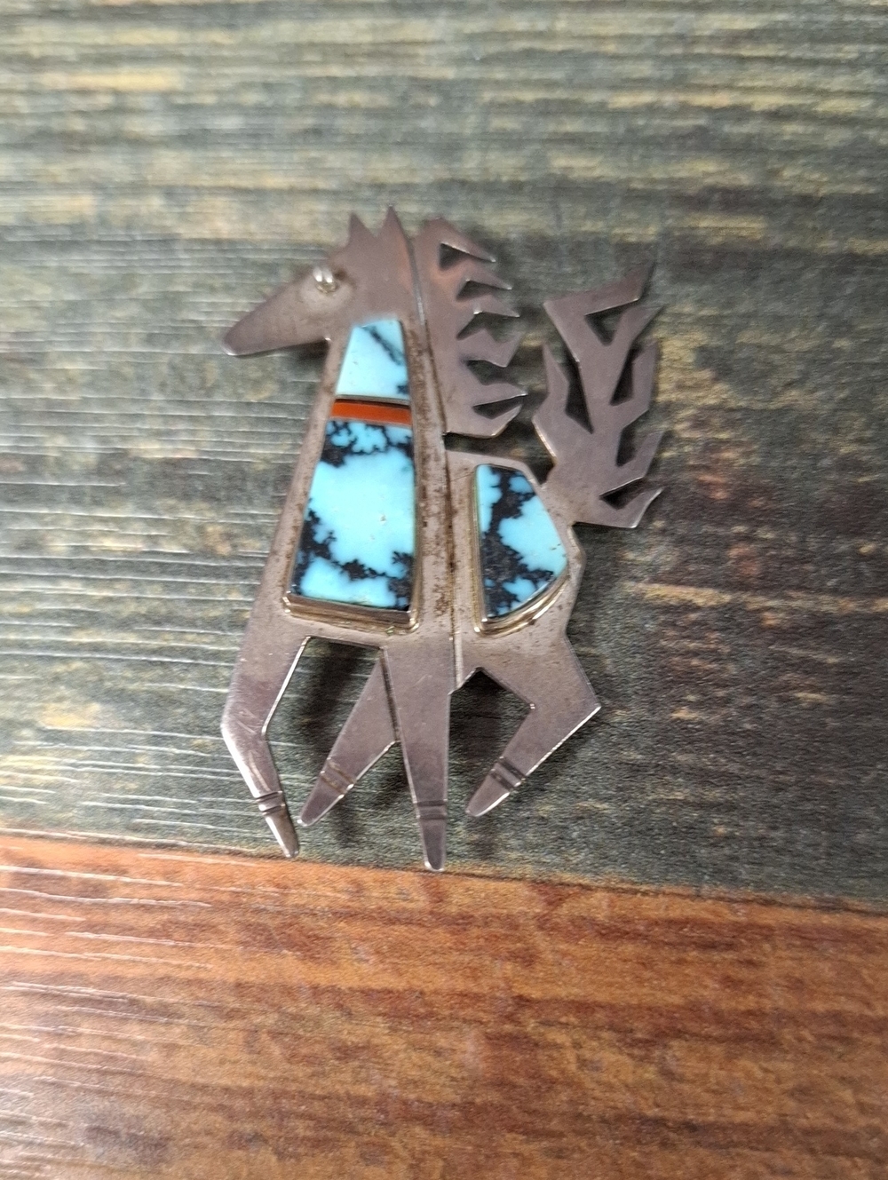 ROBERT VANDOVER NAVAJO 925 Silver - Vintage Brooch